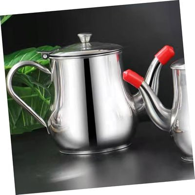 Oil Strainer Pot 32oz (Silver)