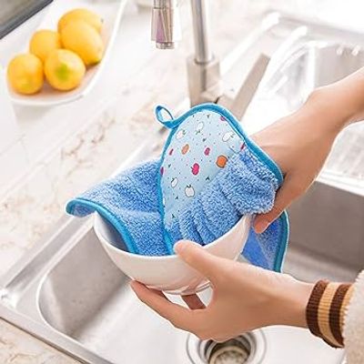 Hanging Kitchen Microfiber Hand Towel