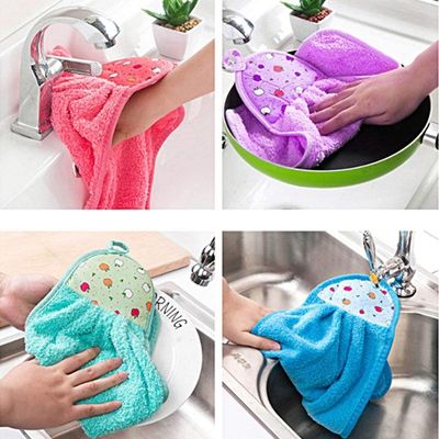 Hanging Kitchen Microfiber Hand Towel