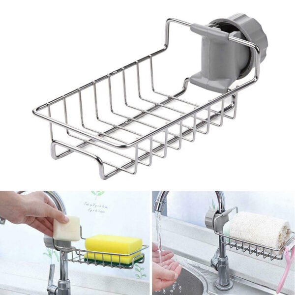 Faucet Rack Kitchen Sing Organizer Holder - Image 2