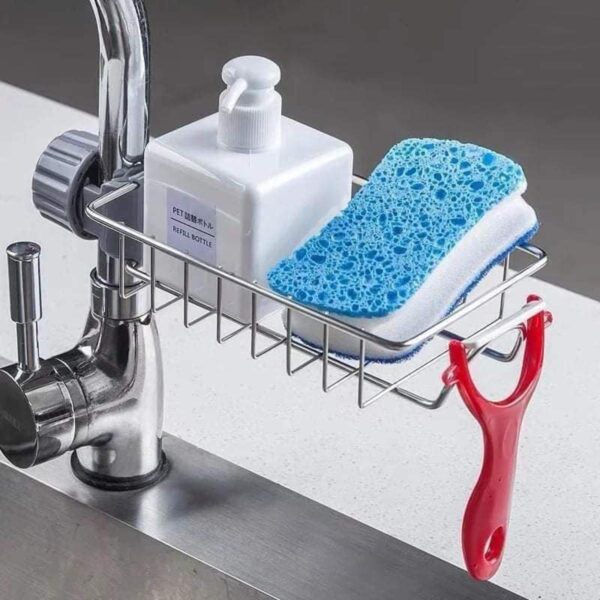 Faucet Rack Kitchen Sing Organizer Holder - Image 4